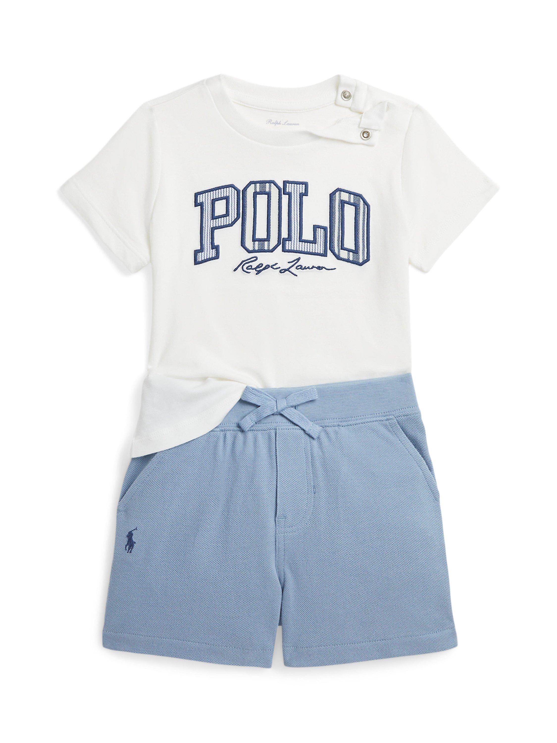 Ralph lauren baby set best sale