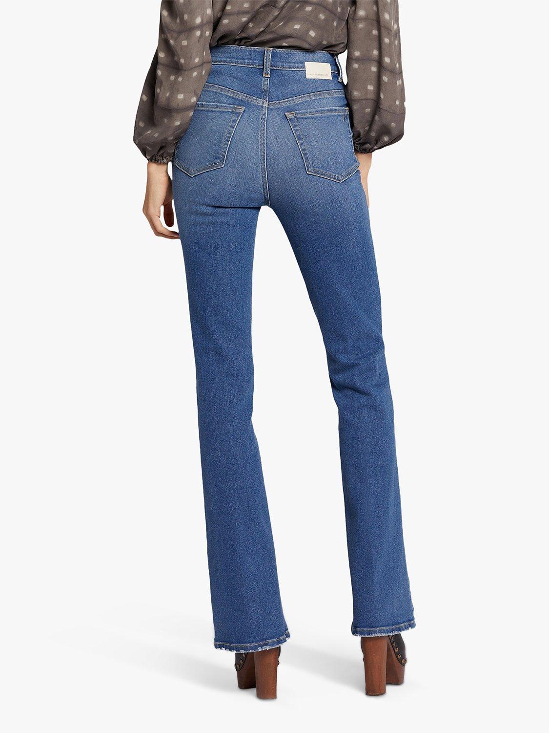 Product image 2 of 5, which shows Current/Elliott The Side Street High Rise Flare Jeans, Vapor Mid Blue, W23/L34