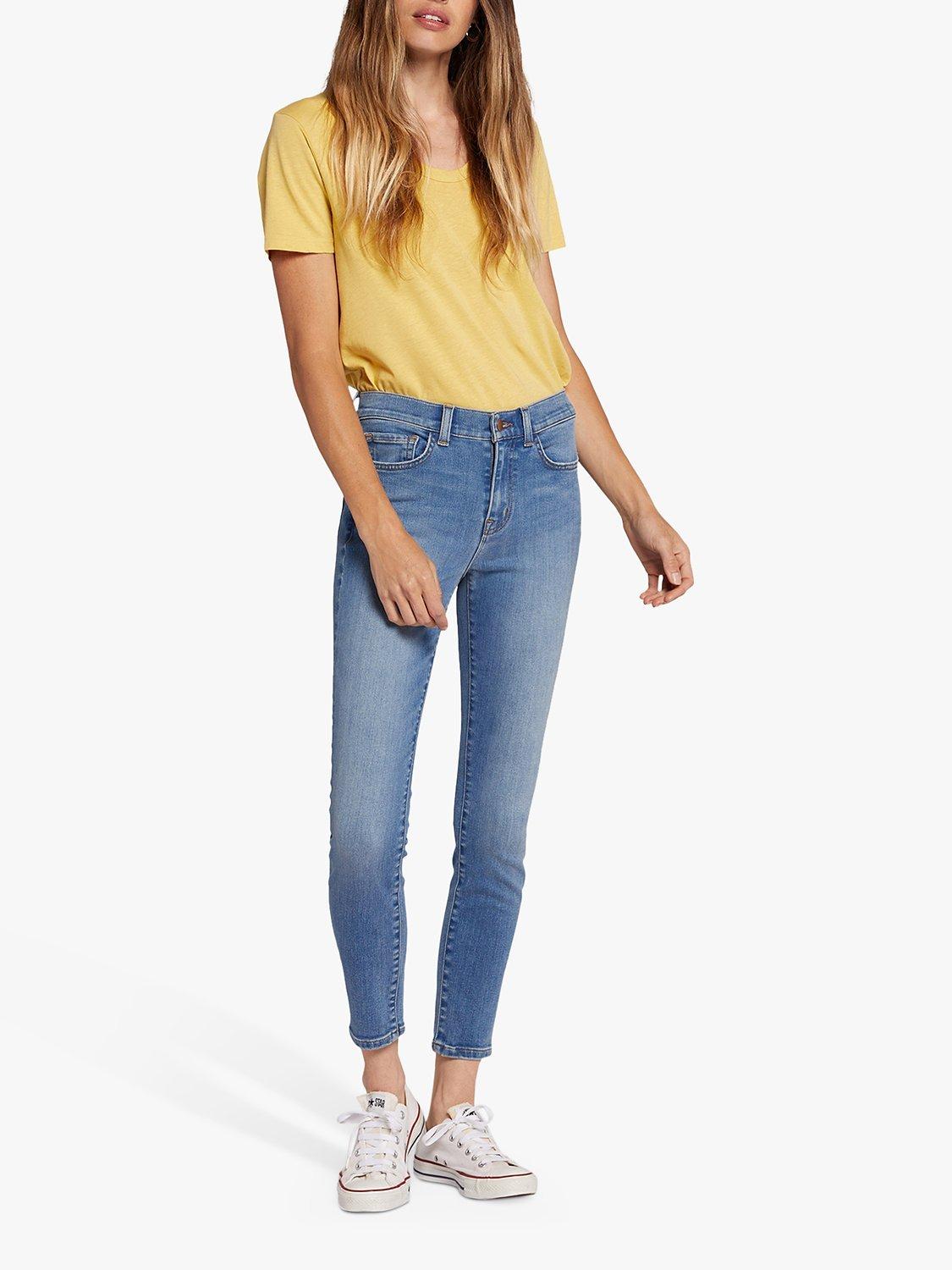 Current/Elliott The Stiletto Mid Rise Skinny Jean, Peaceful Mid Blue