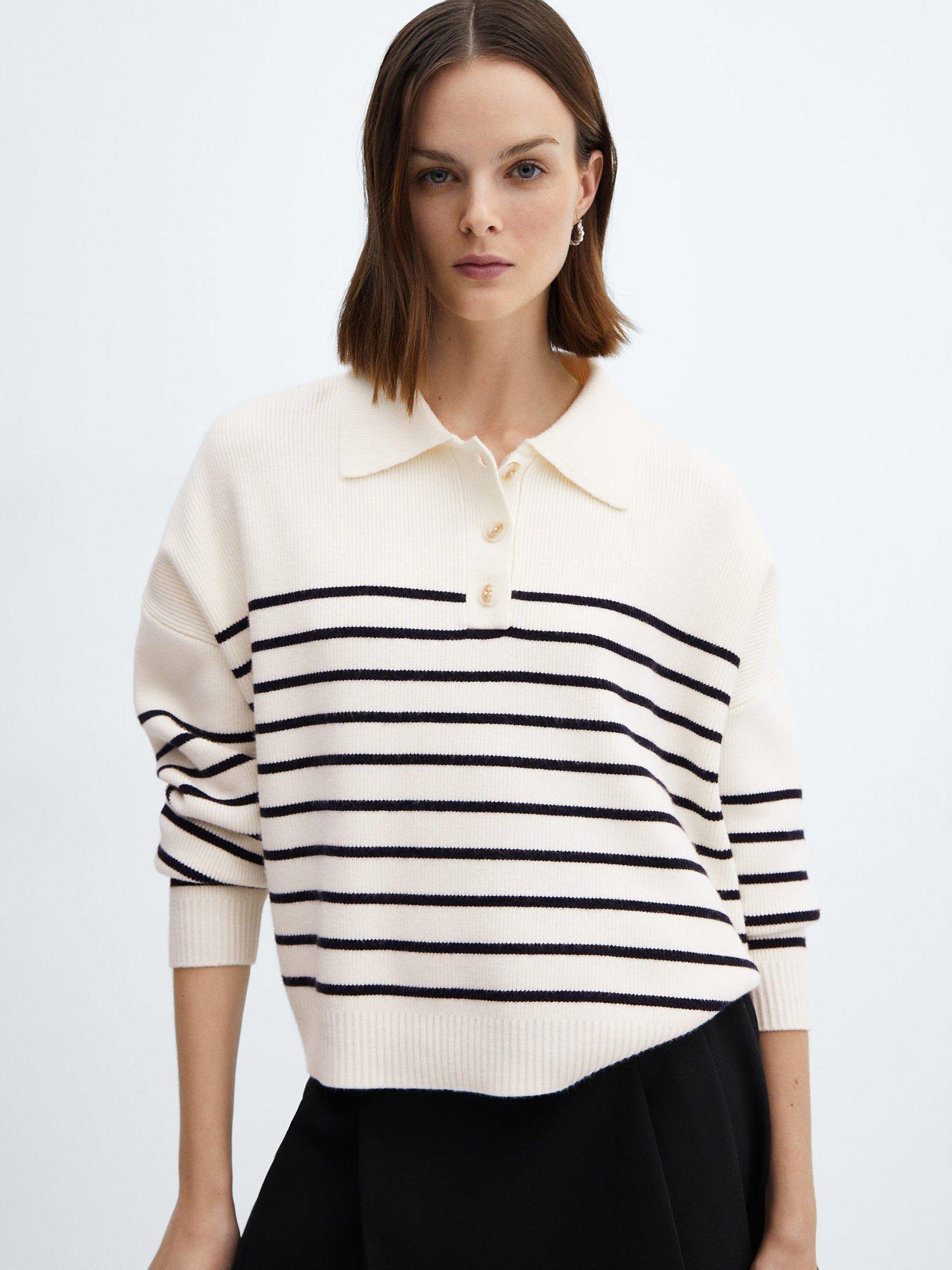 Mango cream jumper sale