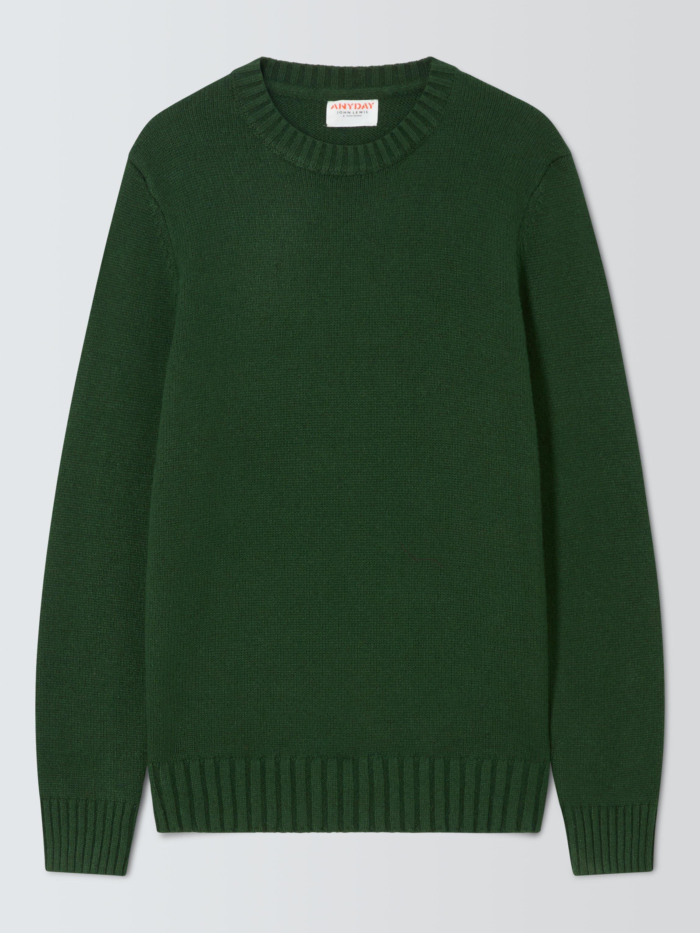 John Lewis ANYDAY Cotton Blend Knit Crew Neck Jumper