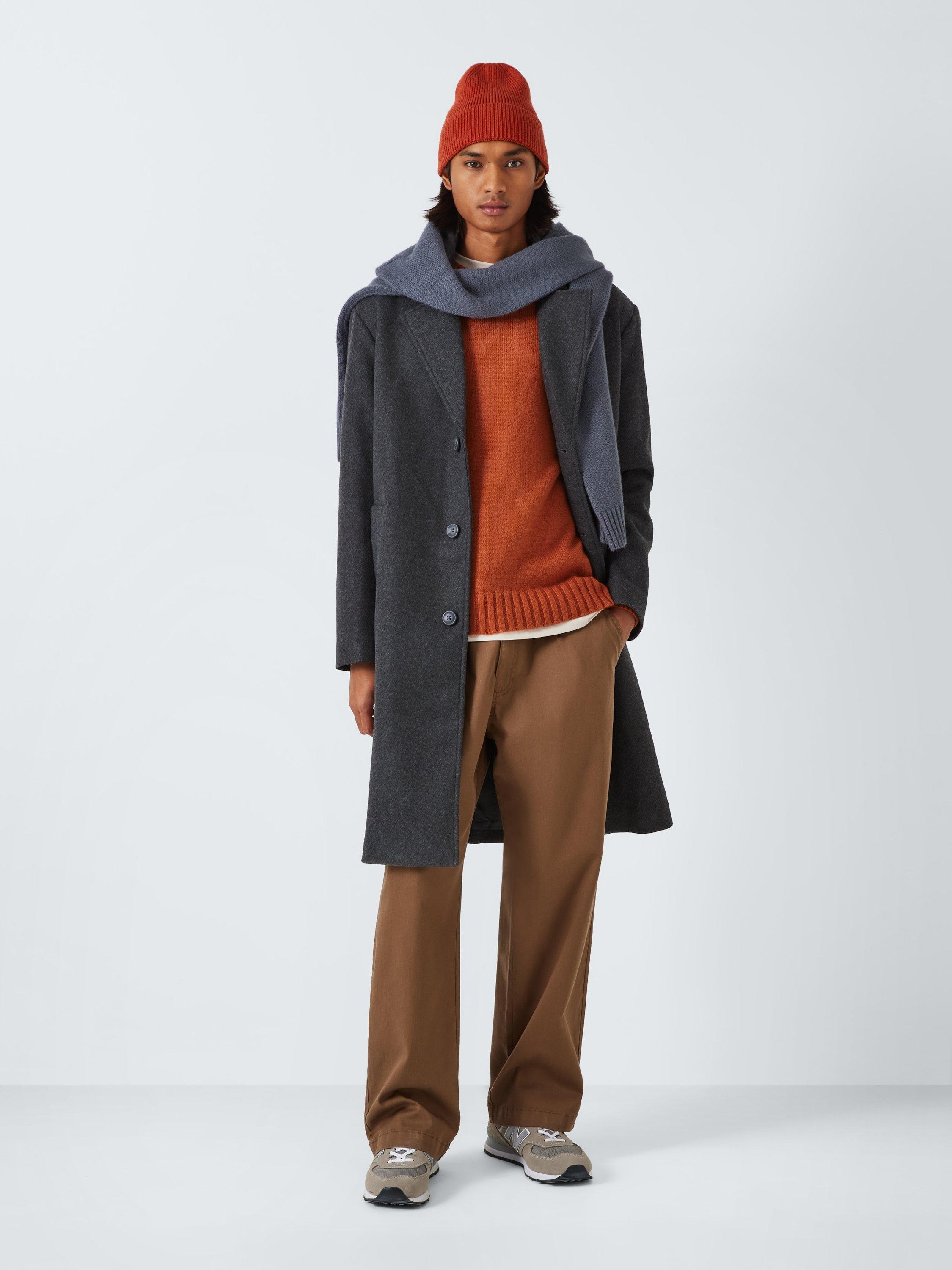 Product image 3 of 7, which shows John Lewis ANYDAY Cotton Blend Knit Crew Neck Jumper, Red, S