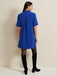 Phase Eight Cara Mini Shirt Dress, Cobalt