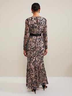 Phase Eight Nola Floral Embroidered Maxi Dress, Multi - view 2, Multi