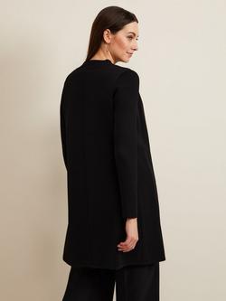Phase Eight Lauren Longline Jersey Cardigan - view 2, Black