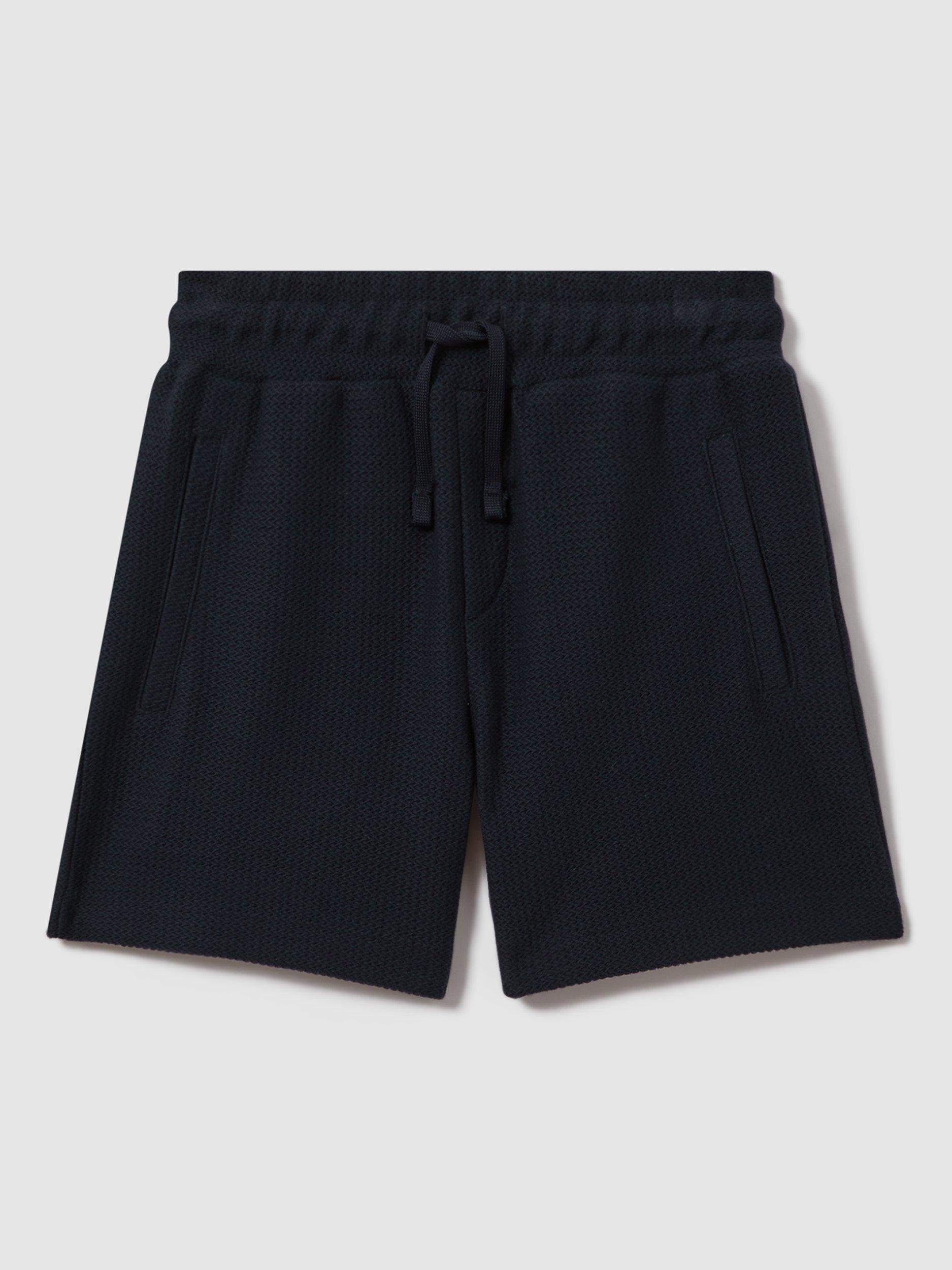 Reiss Kids' Hester Textured Drawstring Shorts