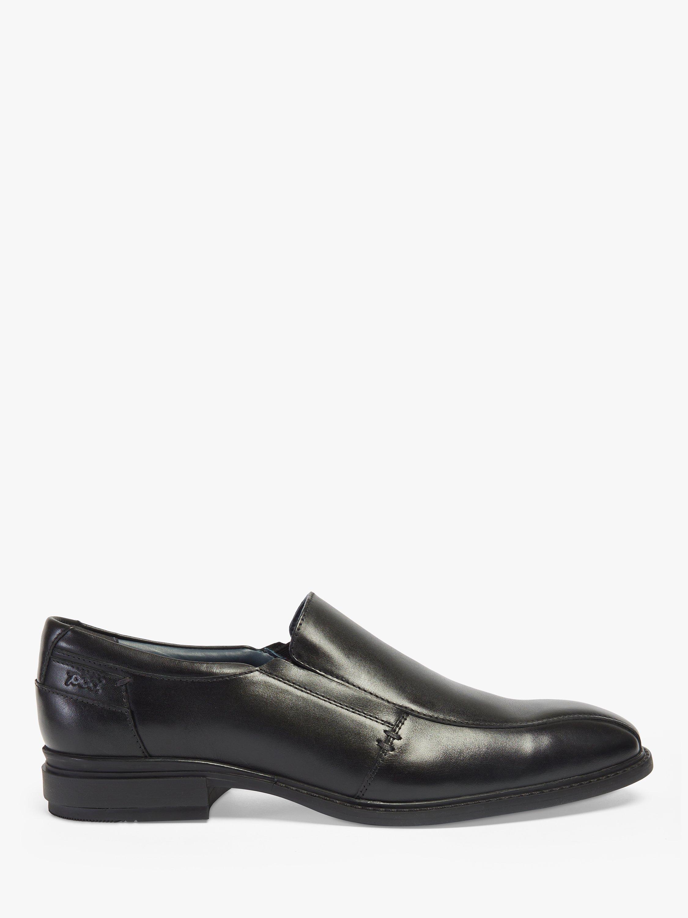 Pod Spear Leather Loafers, Black