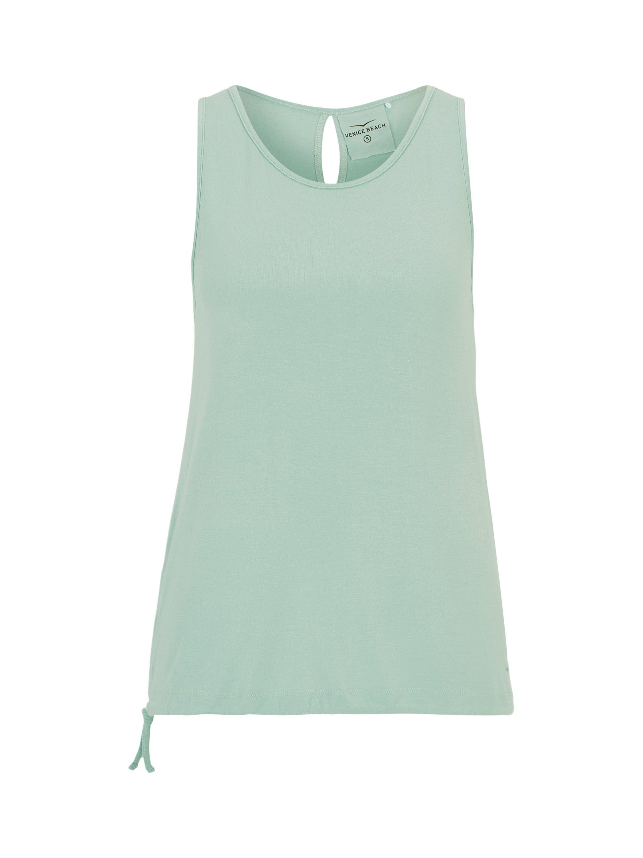 Product image 4 of 7, which shows Venice Beach Yesenia Tank Top, Blue Chalk, XS