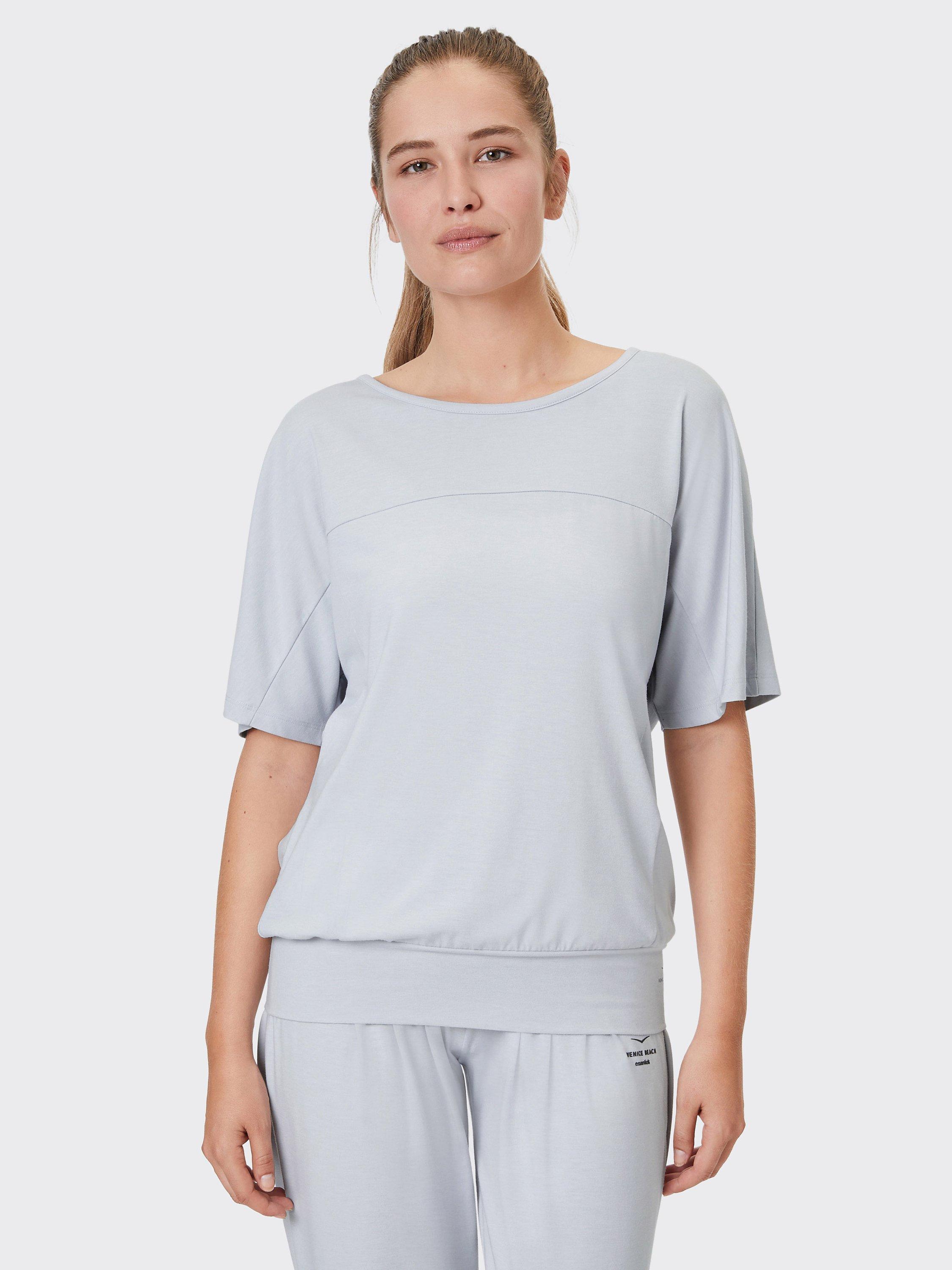 Product image 1 of 7, which shows Venice Beach Zendaya Gym Top, Morning Dew, XS