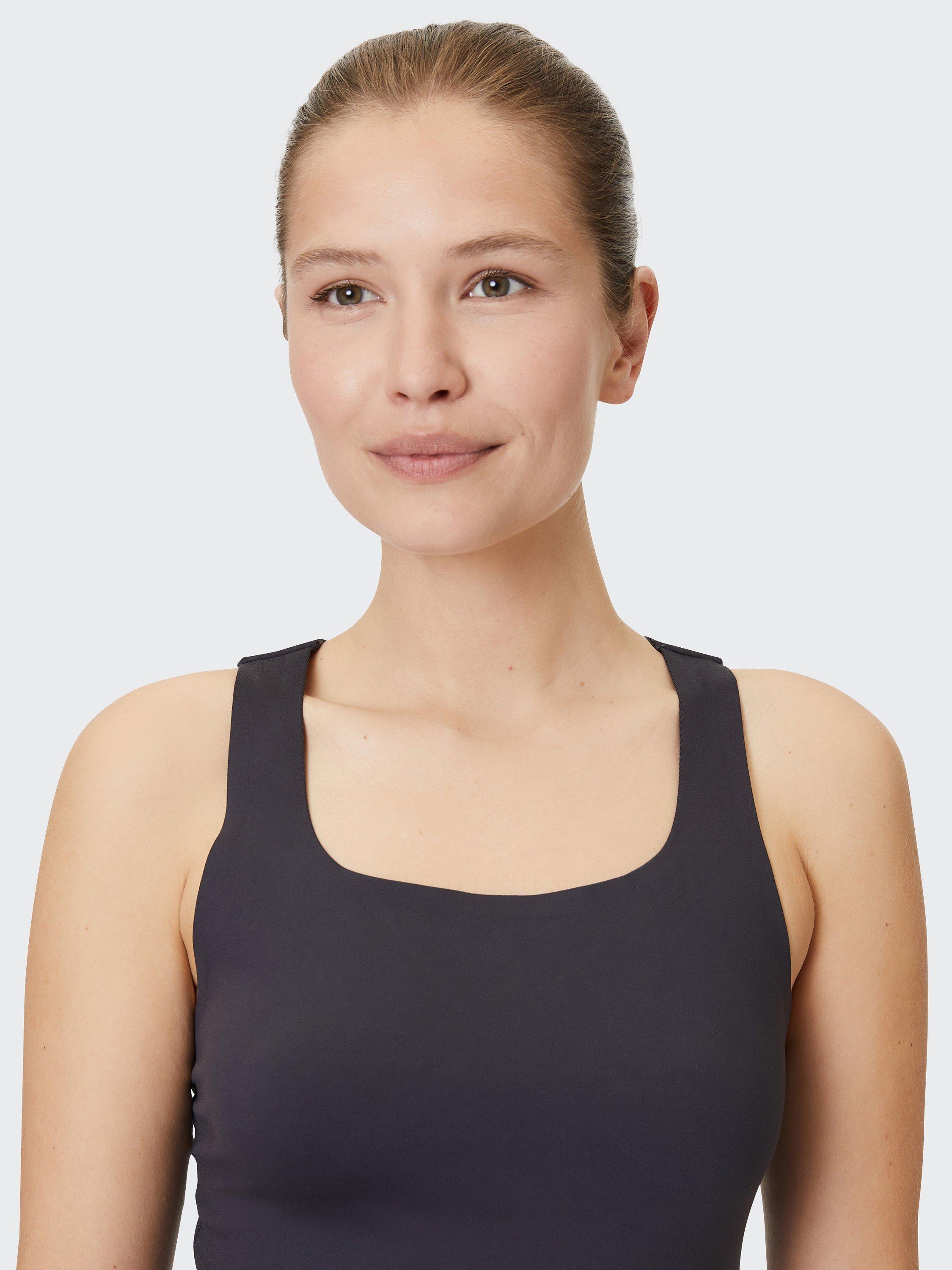 Product image 6 of 7, which shows Venice Beach Chantria Gym Vest, Black Charcoal, XS