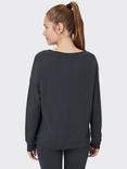 Venice Beach Maliya V-Neck Sweatshirt, Black Charcoal