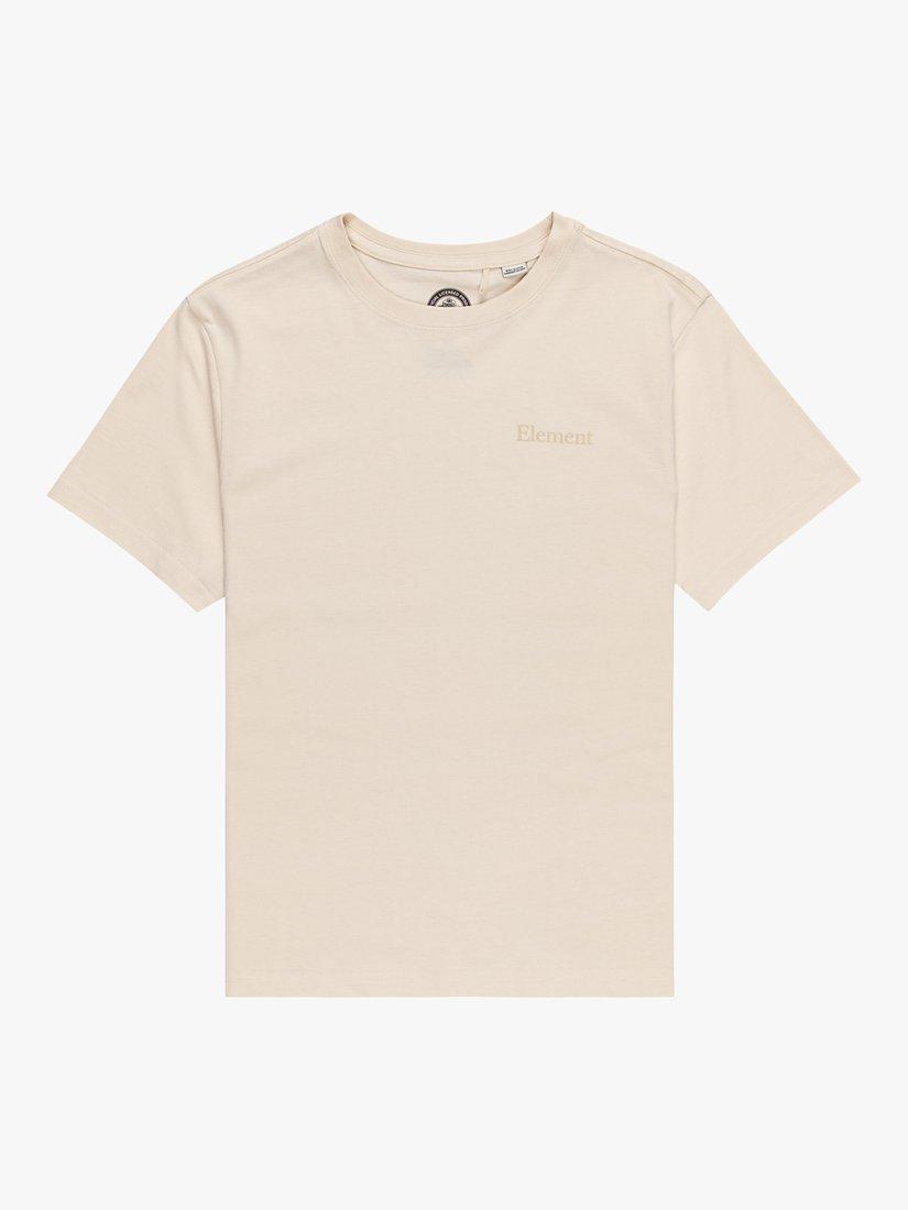 Product image 1 of 2, which shows Element Organic Cotton T-Shirt, Parchment, 12 years