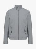 Guards London Barton Check Lightweight Harrington Jacket, Grey, Grey