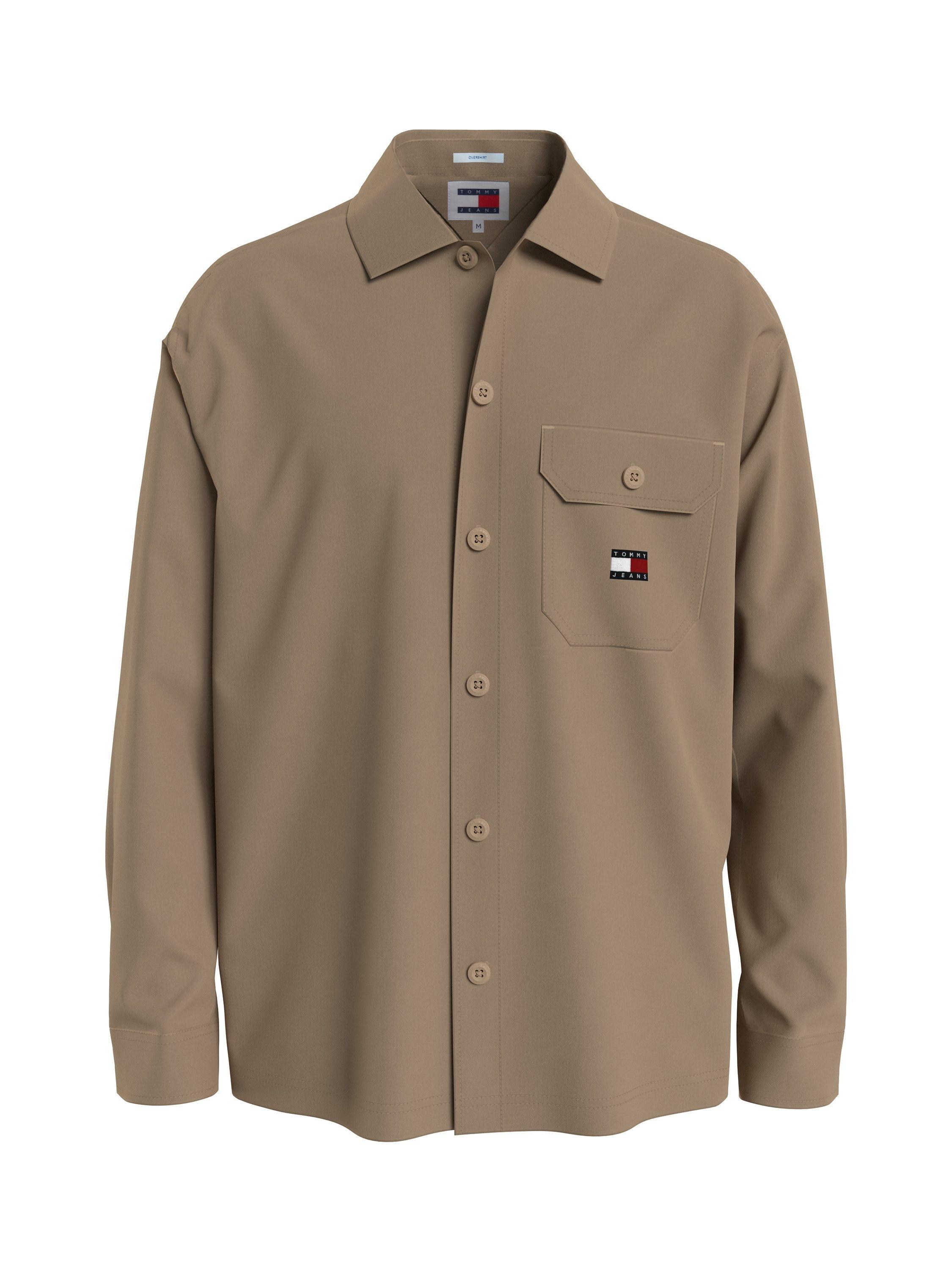 Tommy Hilfiger Solid Overshirt, Tawny Sand