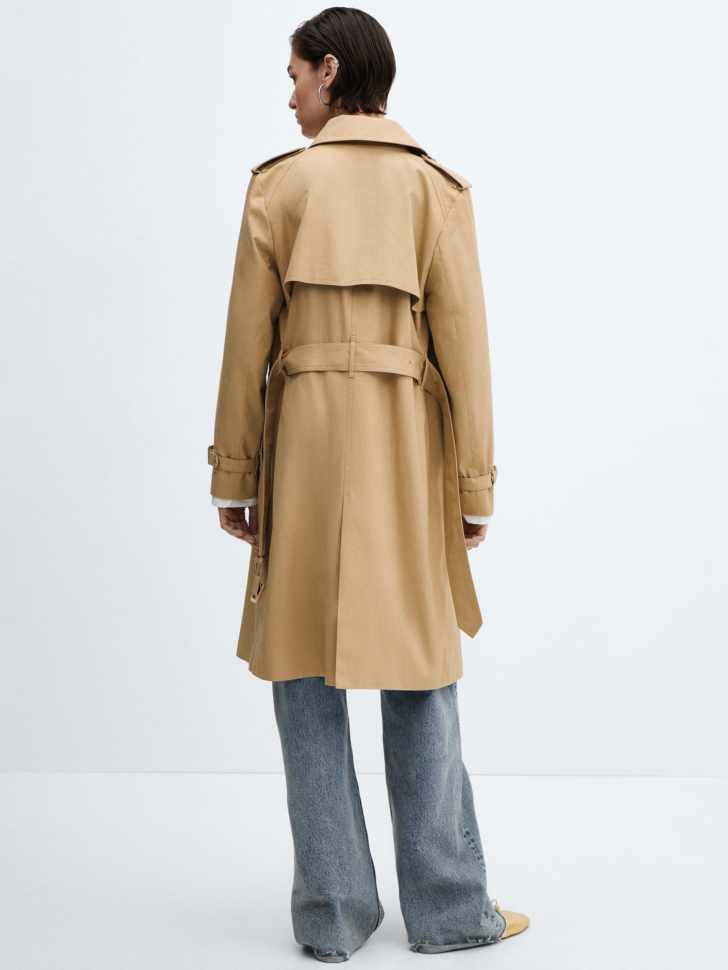 Mango Polana Double Breasted Trench Coat