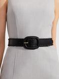Hobbs Savannah Leather Belt, Black