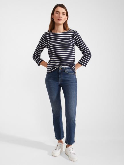 Hobbs Macy Slim Fit Jeans, Mid Wash, Mid Wash