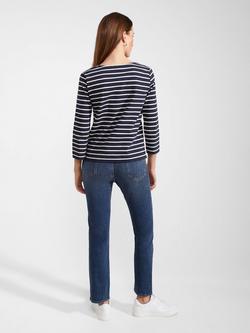 Hobbs Macy Slim Fit Jeans, Mid Wash - view 2, Mid Wash