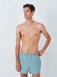 John Lewis Organic Cotton Pinstripe Boxer Shorts, Pack of 3, Blue Mid