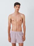 John Lewis Organic Cotton Woven Seersucker Stripe Boxers, Pack of 3, Red, Blue, White, Red, Blue, White