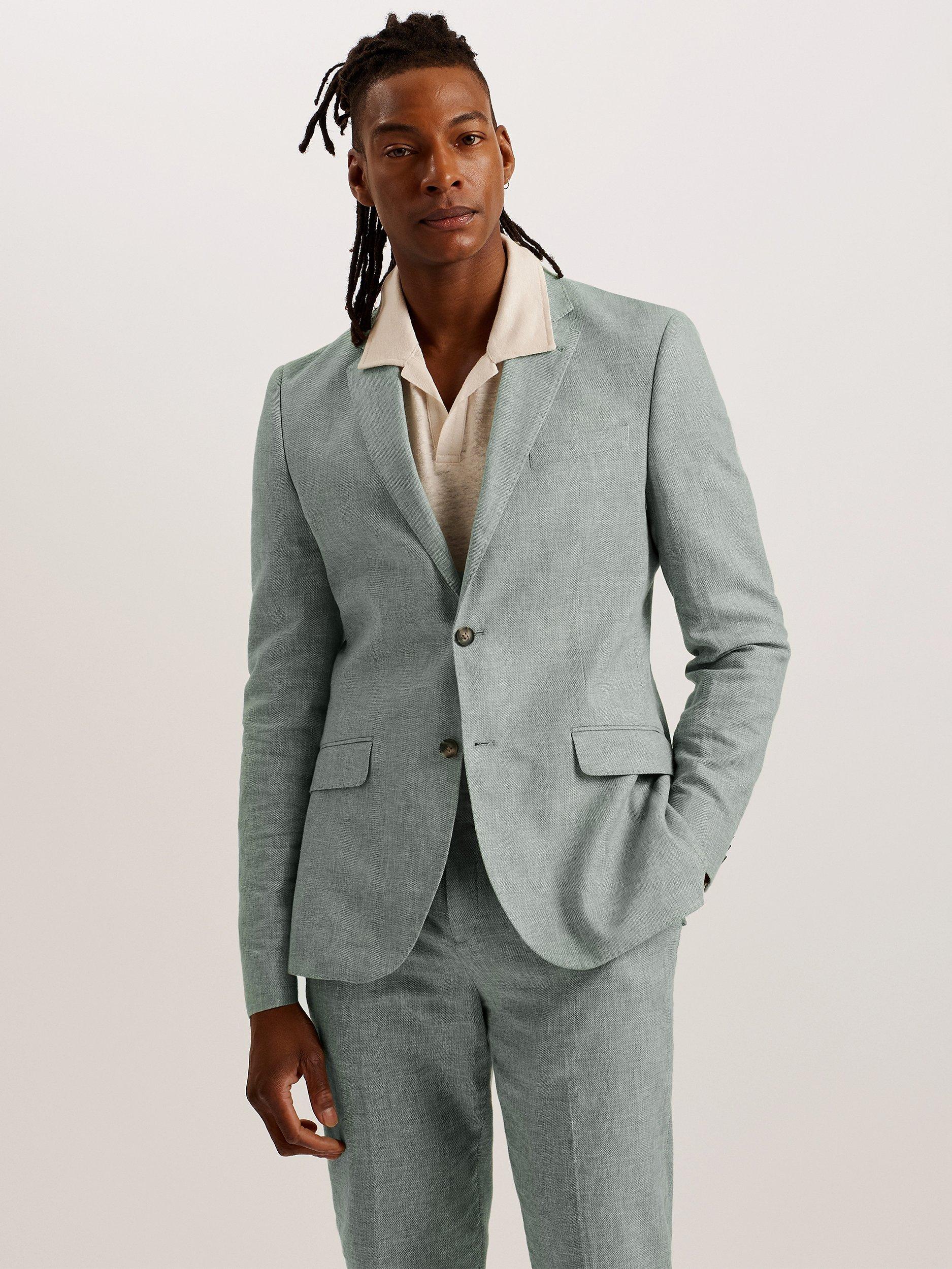 Ted Baker Damaskj Slim Fit Cotton Linen Blazer