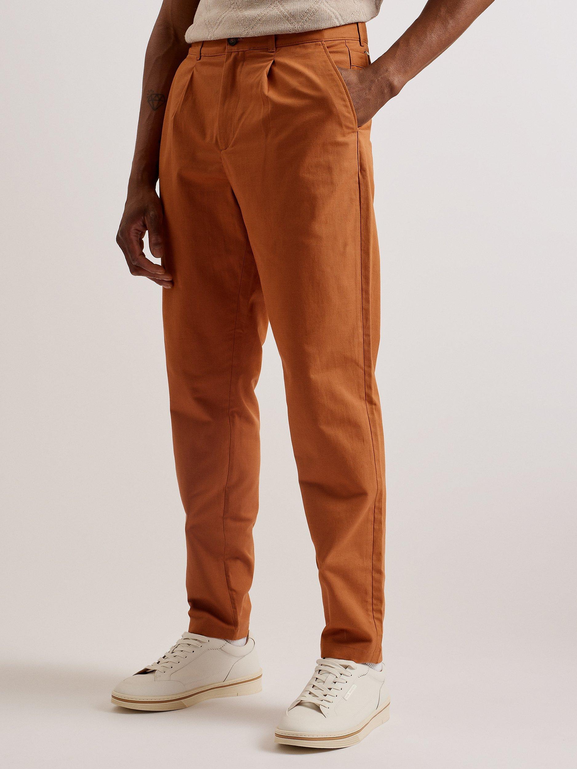 Ted Baker Holmer Single Pleat Tapered Fit Trousers