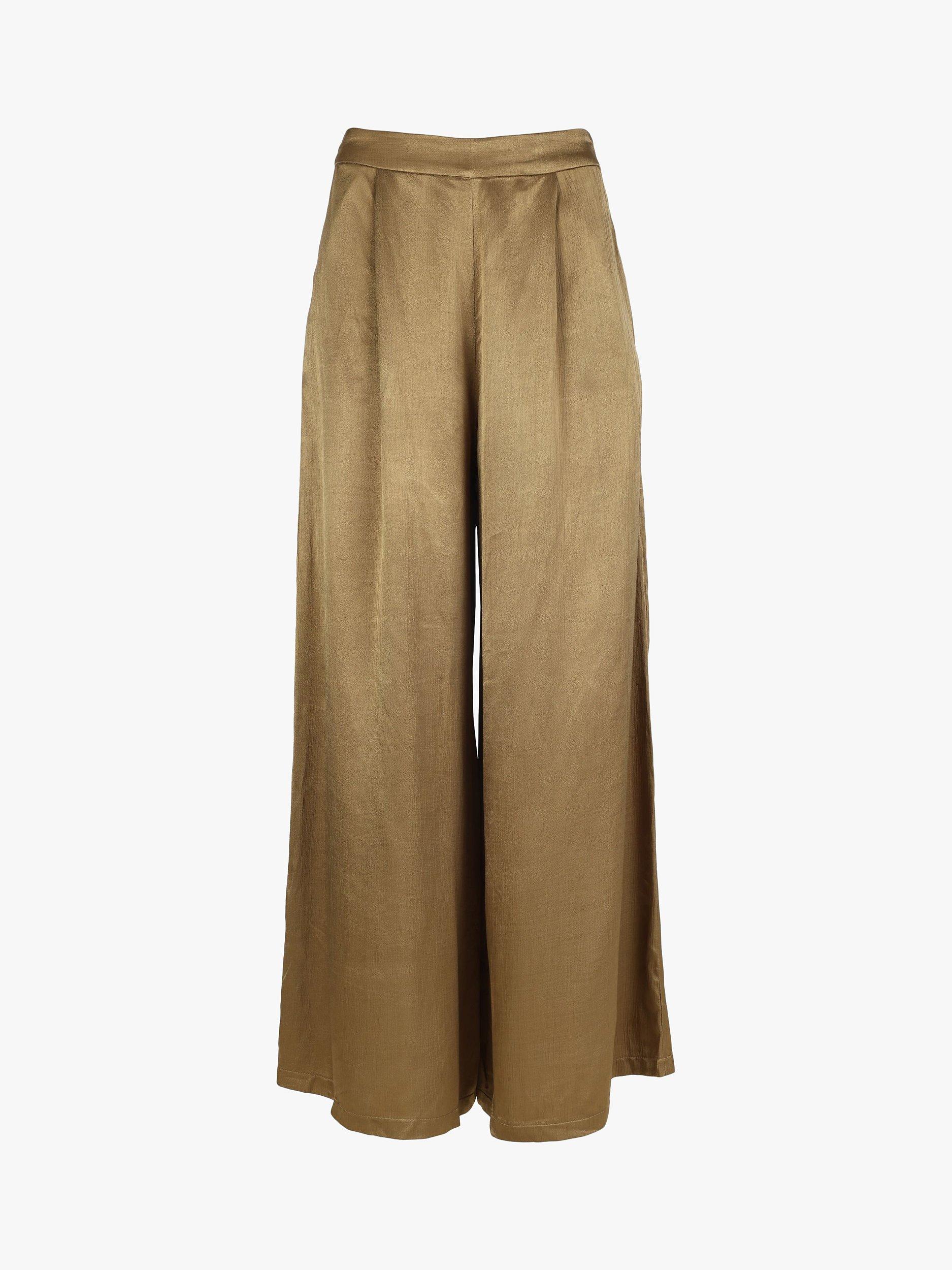 Product image 5 of 6, which shows Traffic People Breathless Evie Wide Leg Trousers, Olive, XS