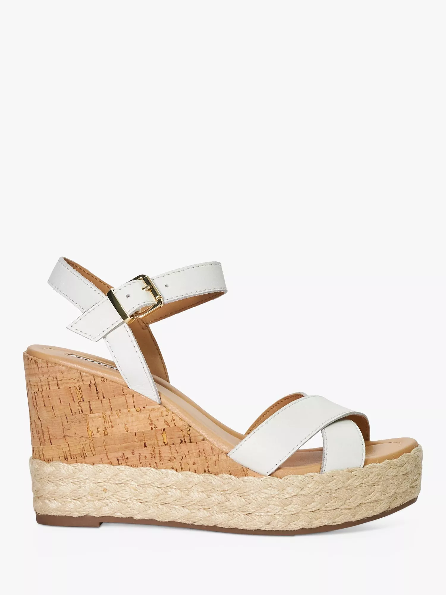 Dune white wedges on sale