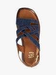 Dune Leebra Denim Strappy Sandals, Navy