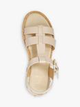 Dune Laplin Block Heel Leather Sandals