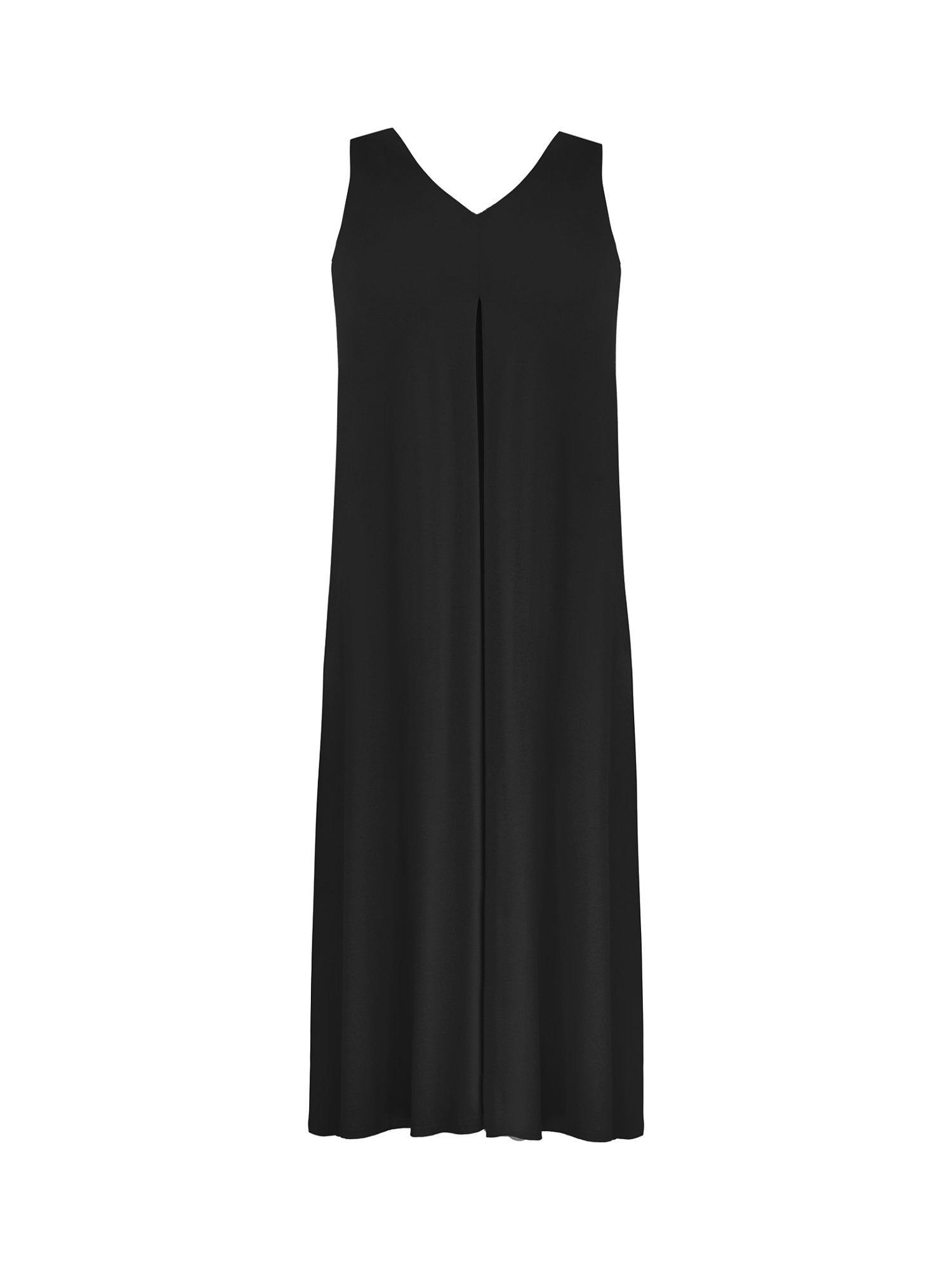 Live Unlimited Curve Petite Jersey Relaxed Maxi Dress, Black, 24