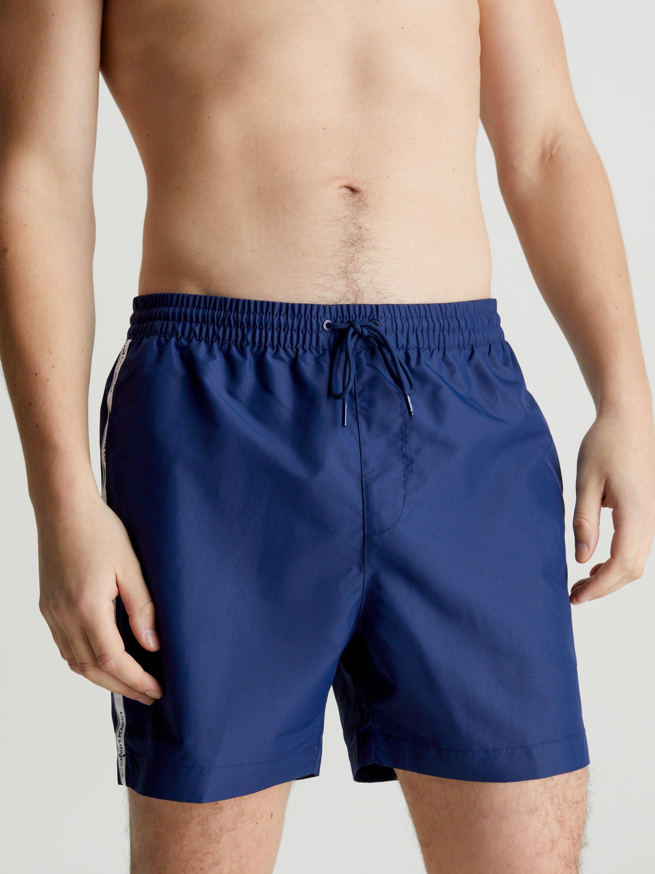 Calvin Klein Drawstring Shorts, Signature Navy