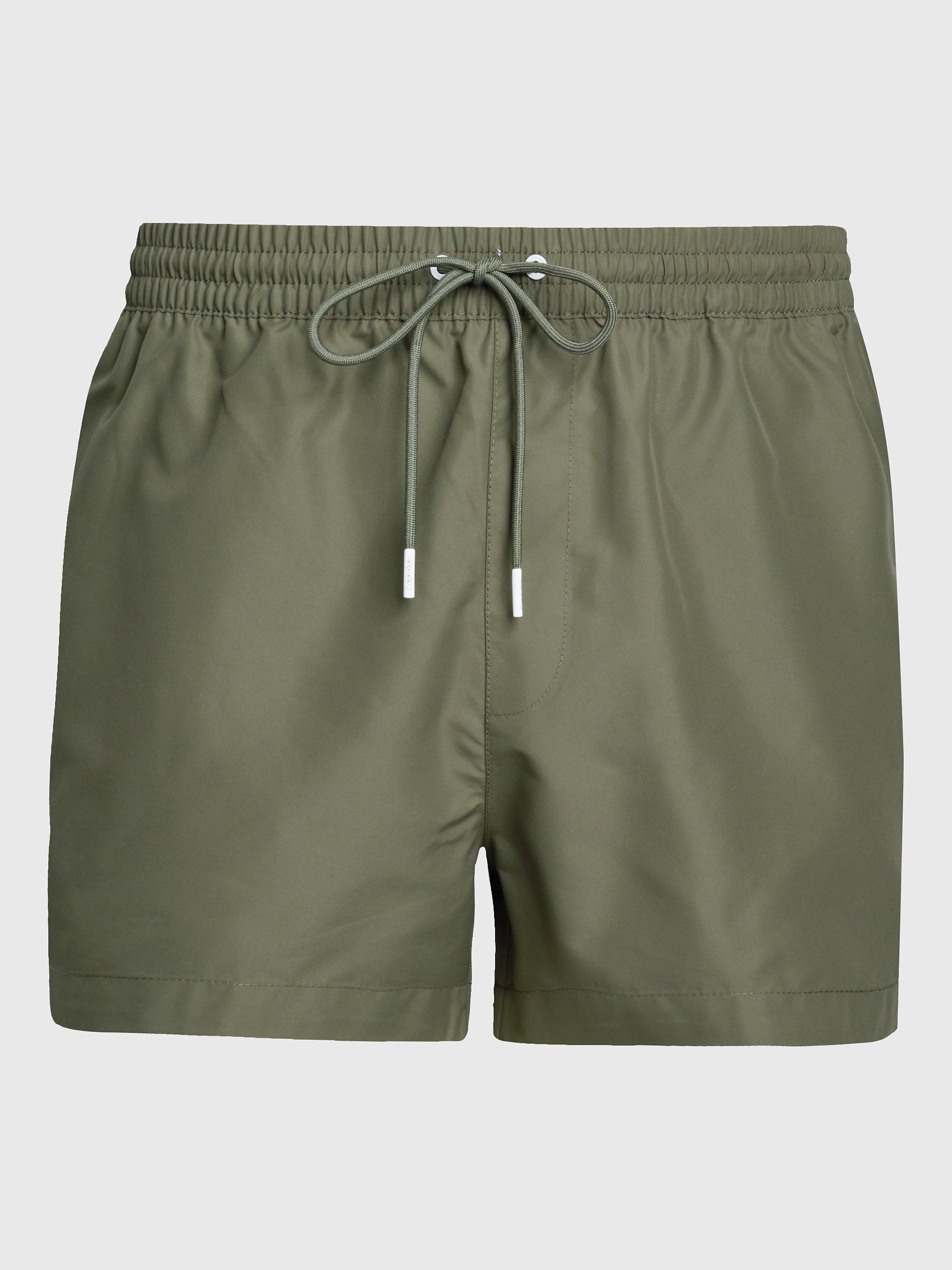 Calvin klein green swim shorts best sale