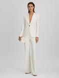 Reiss Petite Millie Tailored Blazer, Cream