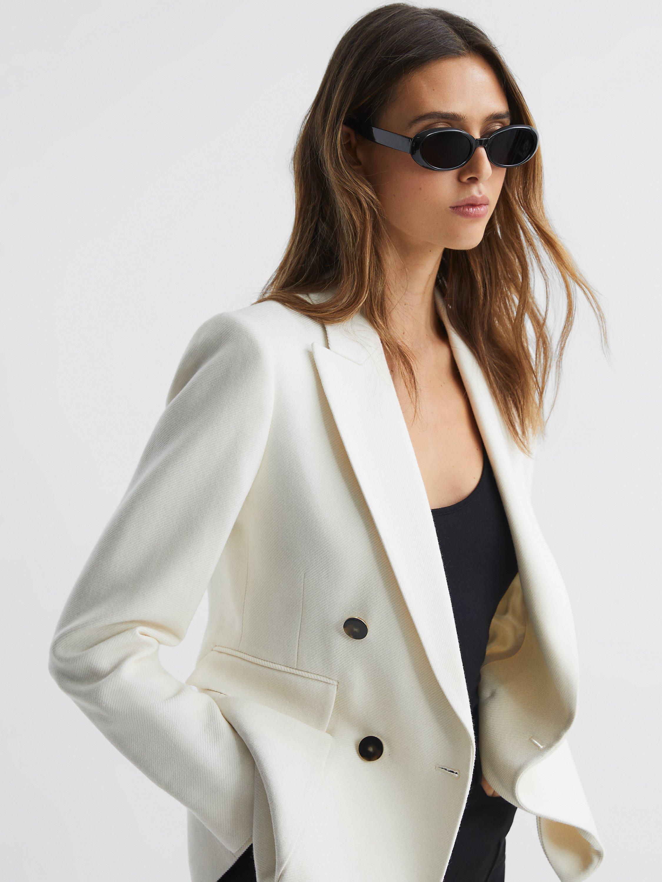 Petite wool blazer best sale