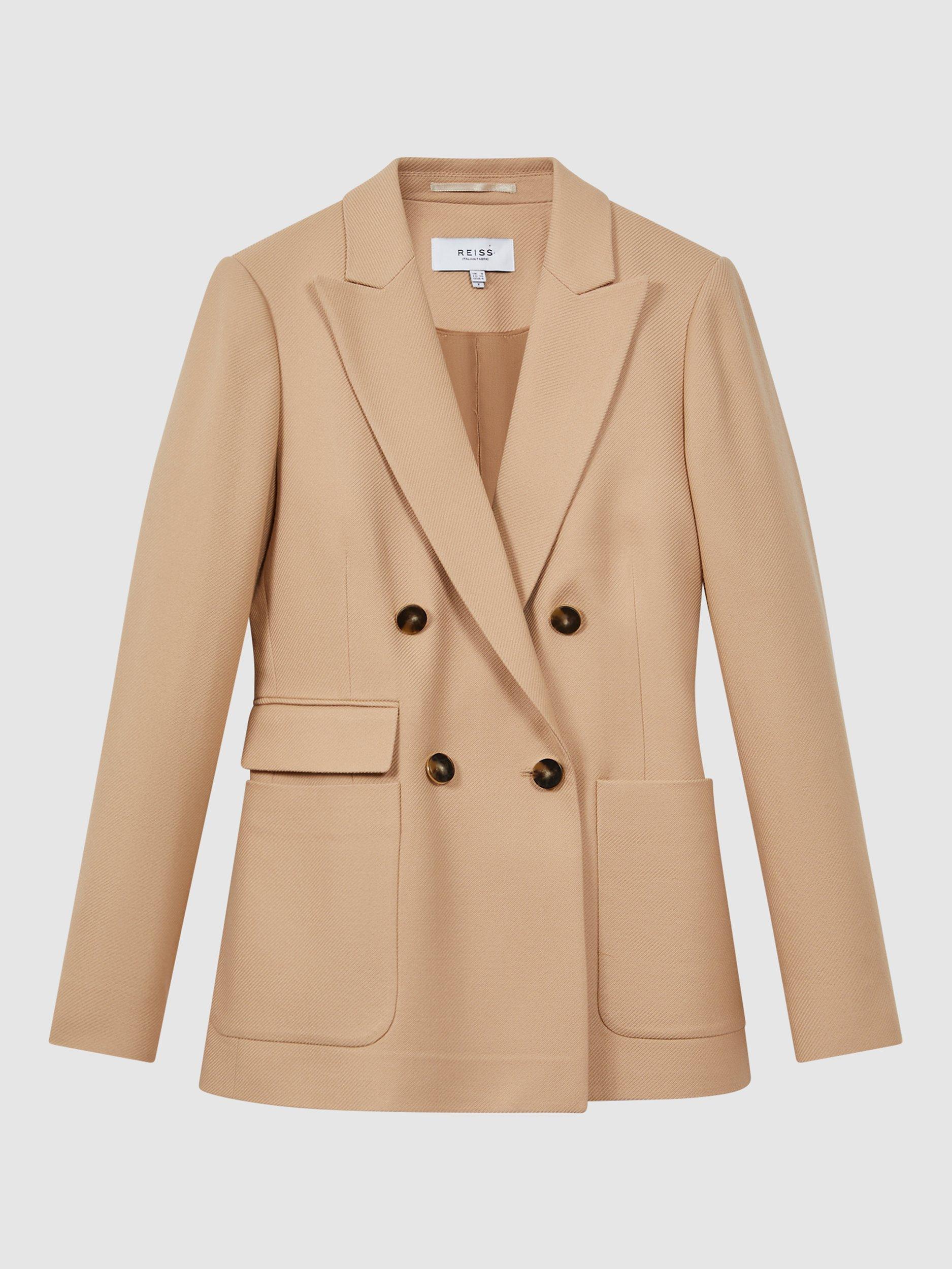 Reiss camel blazer store