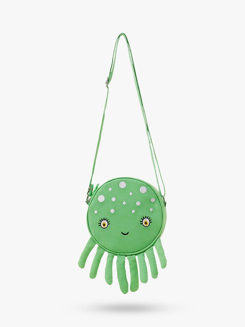 Angels by Accessorize Kids' Fun Octopus Shape Bag, Green/Multi