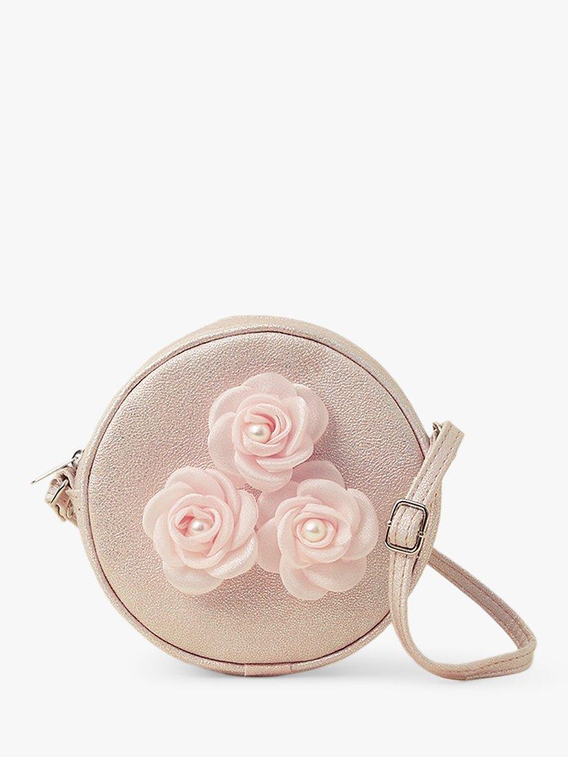 Angels by Accessorize Kids' Floral Motif Bag, Pink