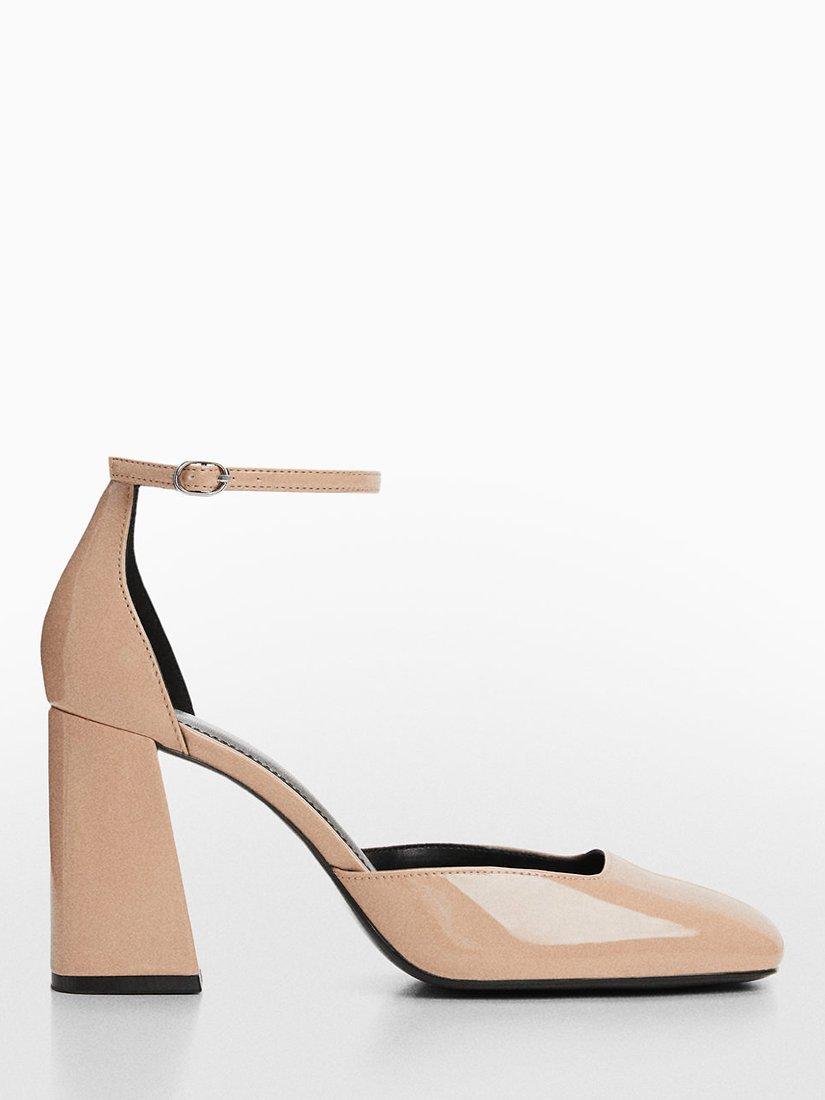 Mango Fina Patent Shoes, Lt-pastel Pink