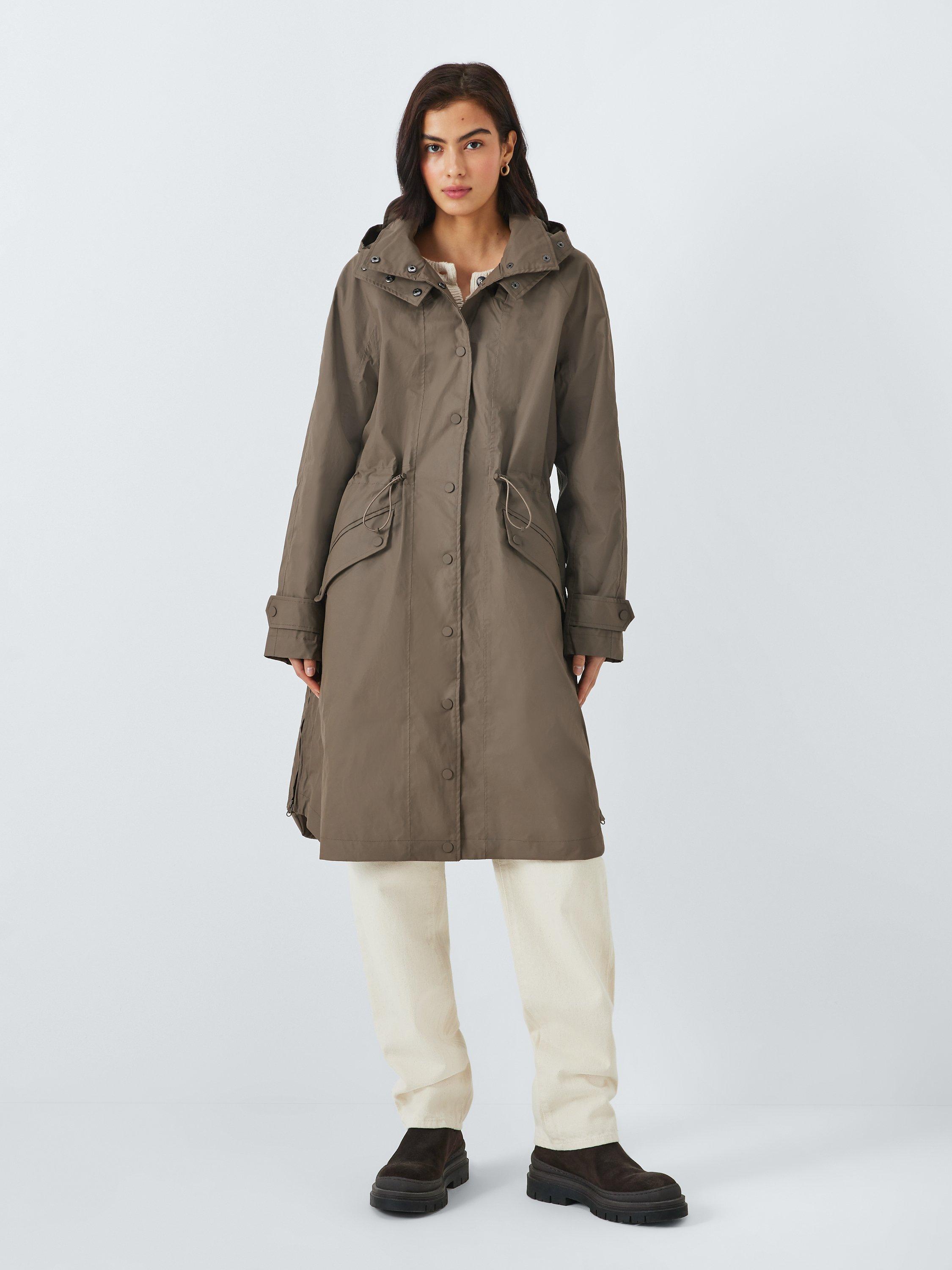 Armor Lux Women's Parka Longue Raincoat, Green
