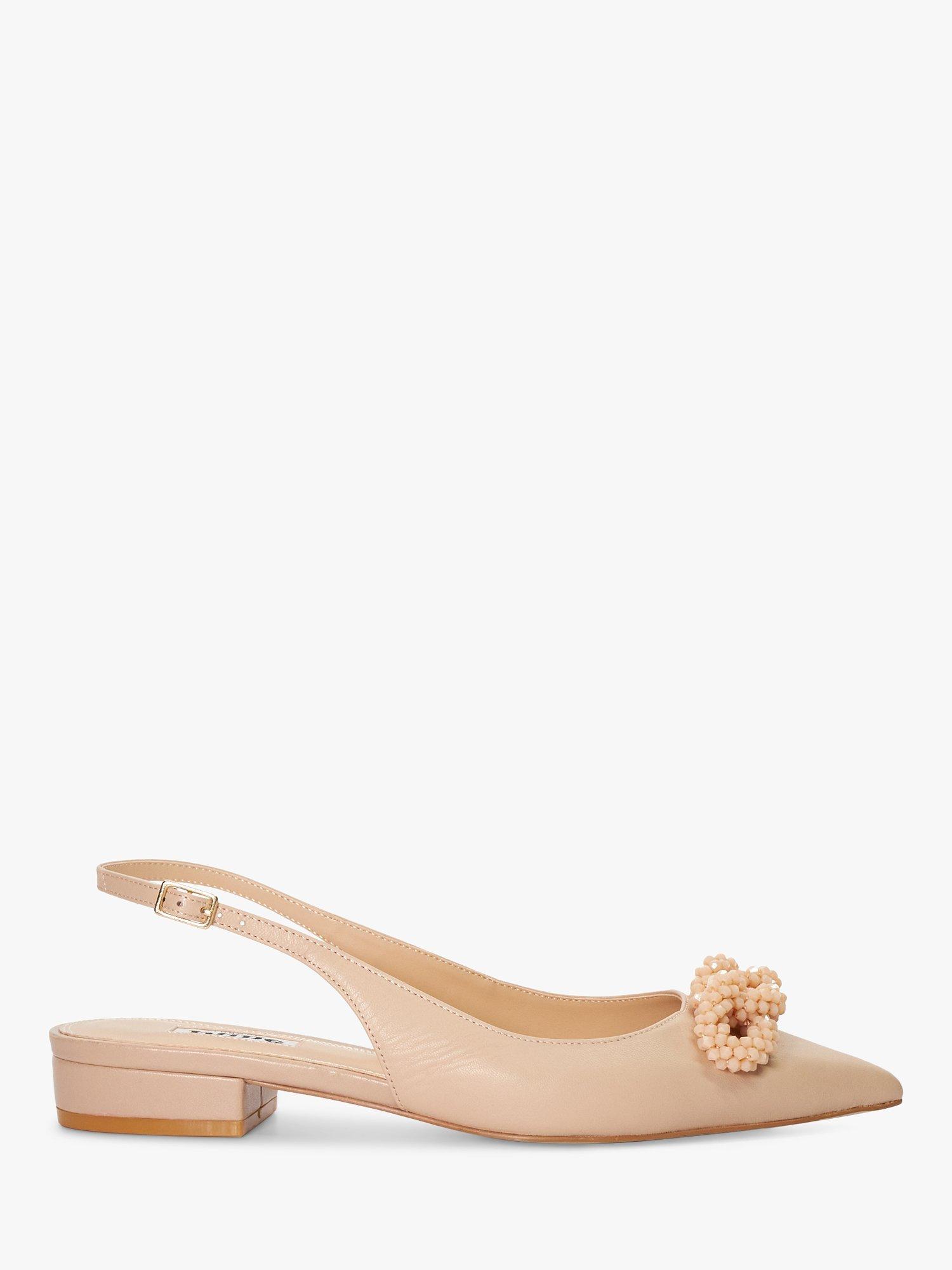 Dune Horizonn Leather Pumps, Blush, 7