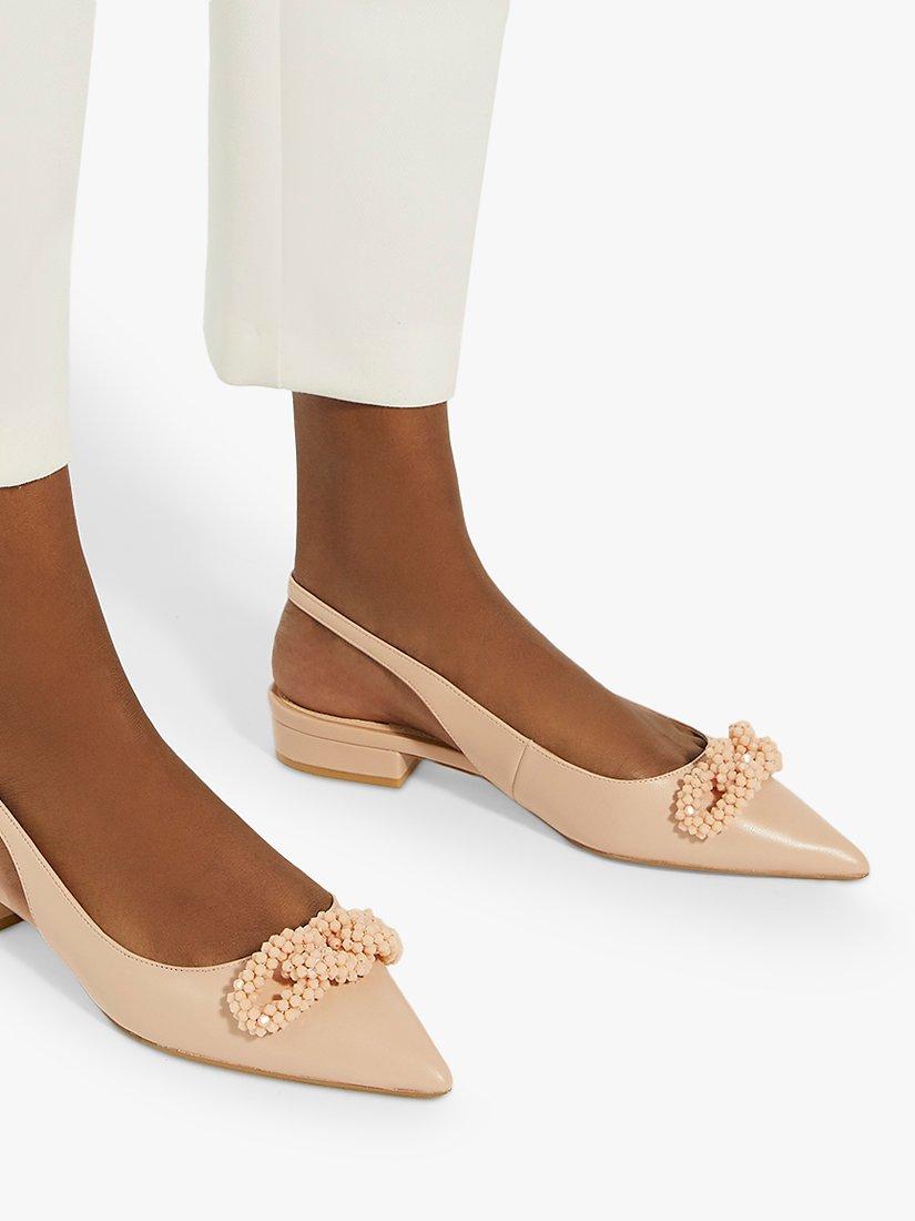 Dune Horizonn Leather Pumps, Blush, 7