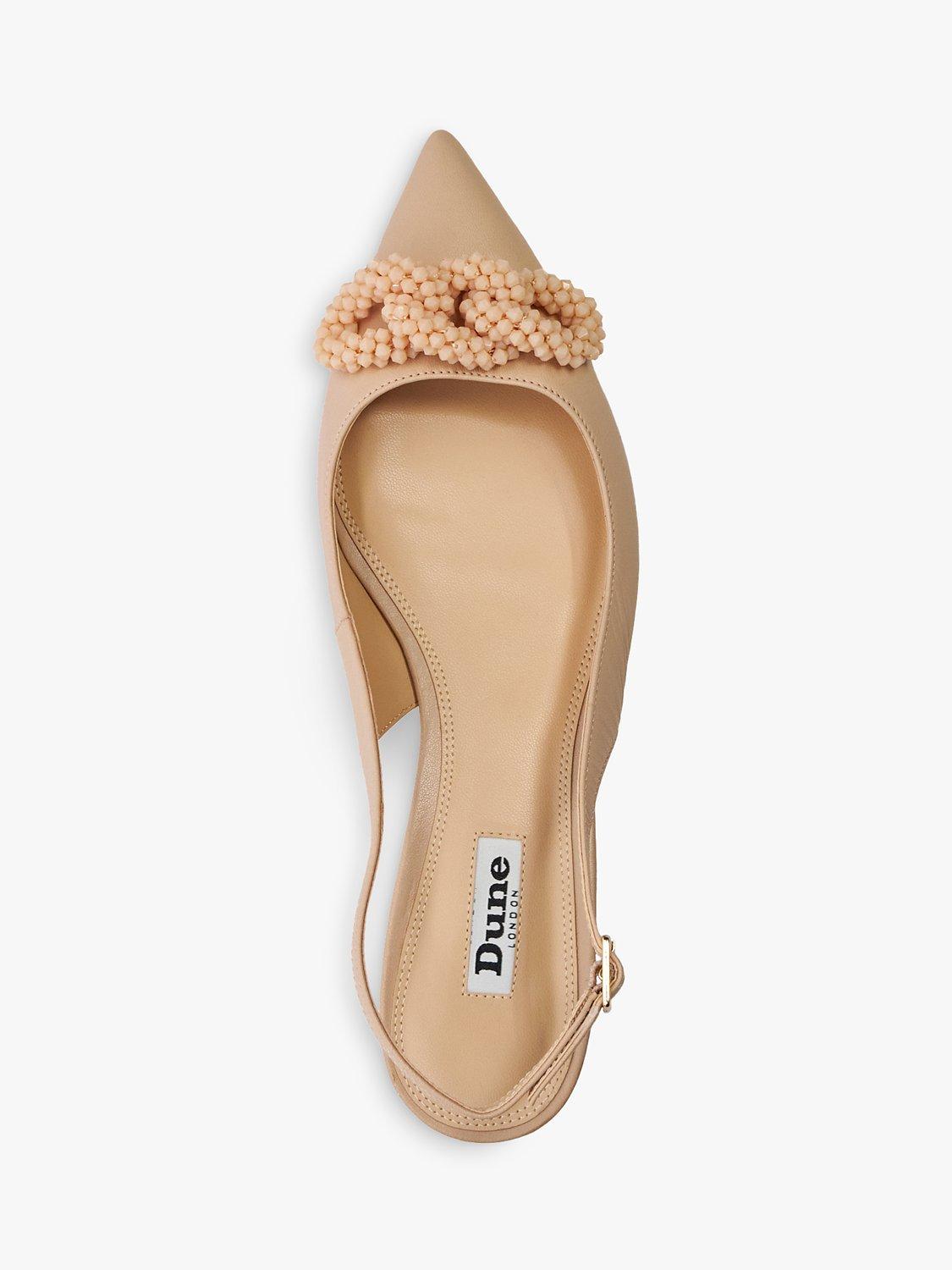 Dune Horizonn Leather Pumps, Blush, 7