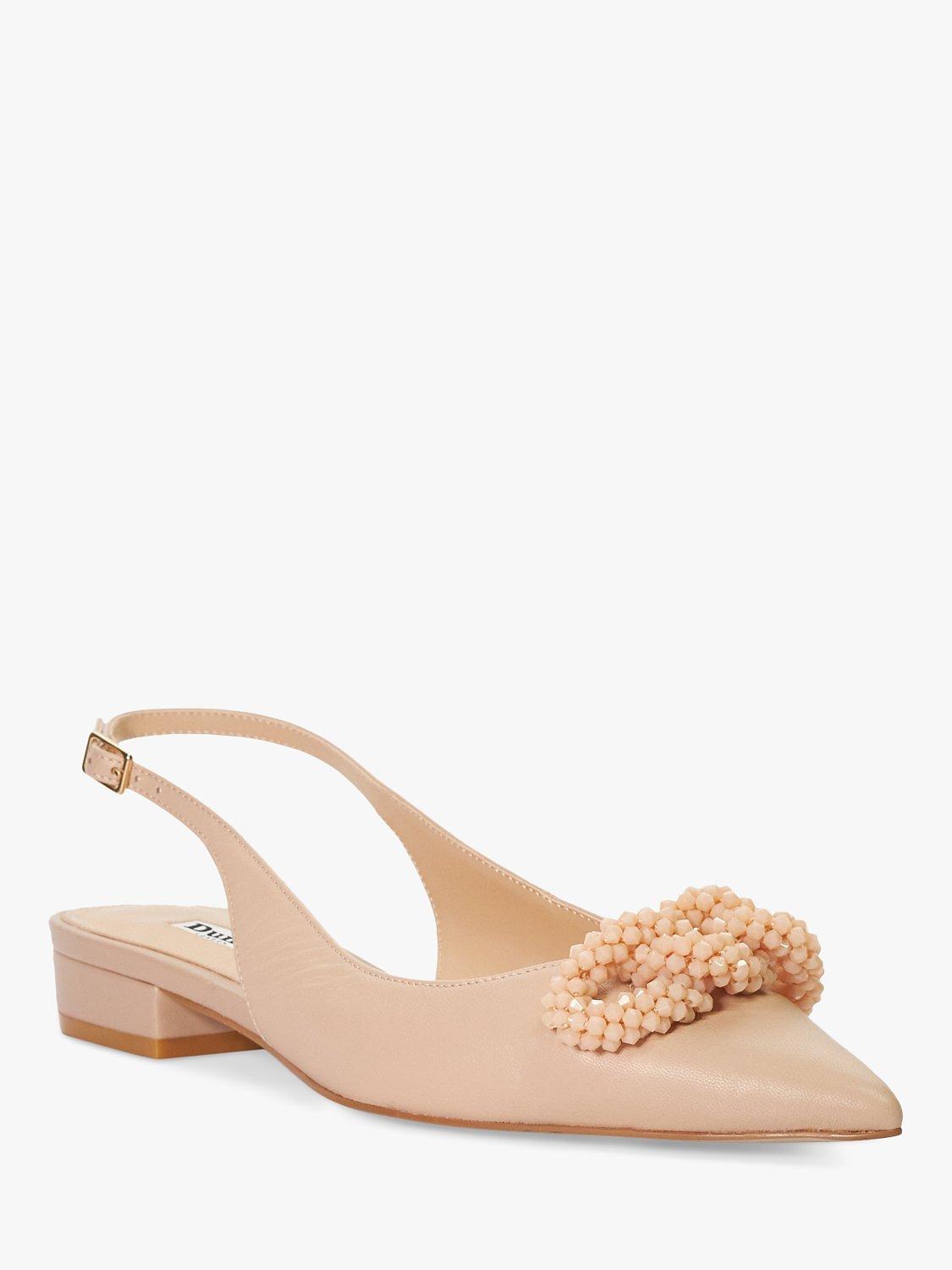 Dune Horizonn Leather Pumps, Blush, 7