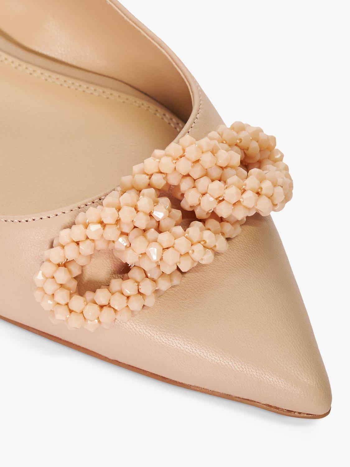 Dune Horizonn Leather Pumps, Blush, 7