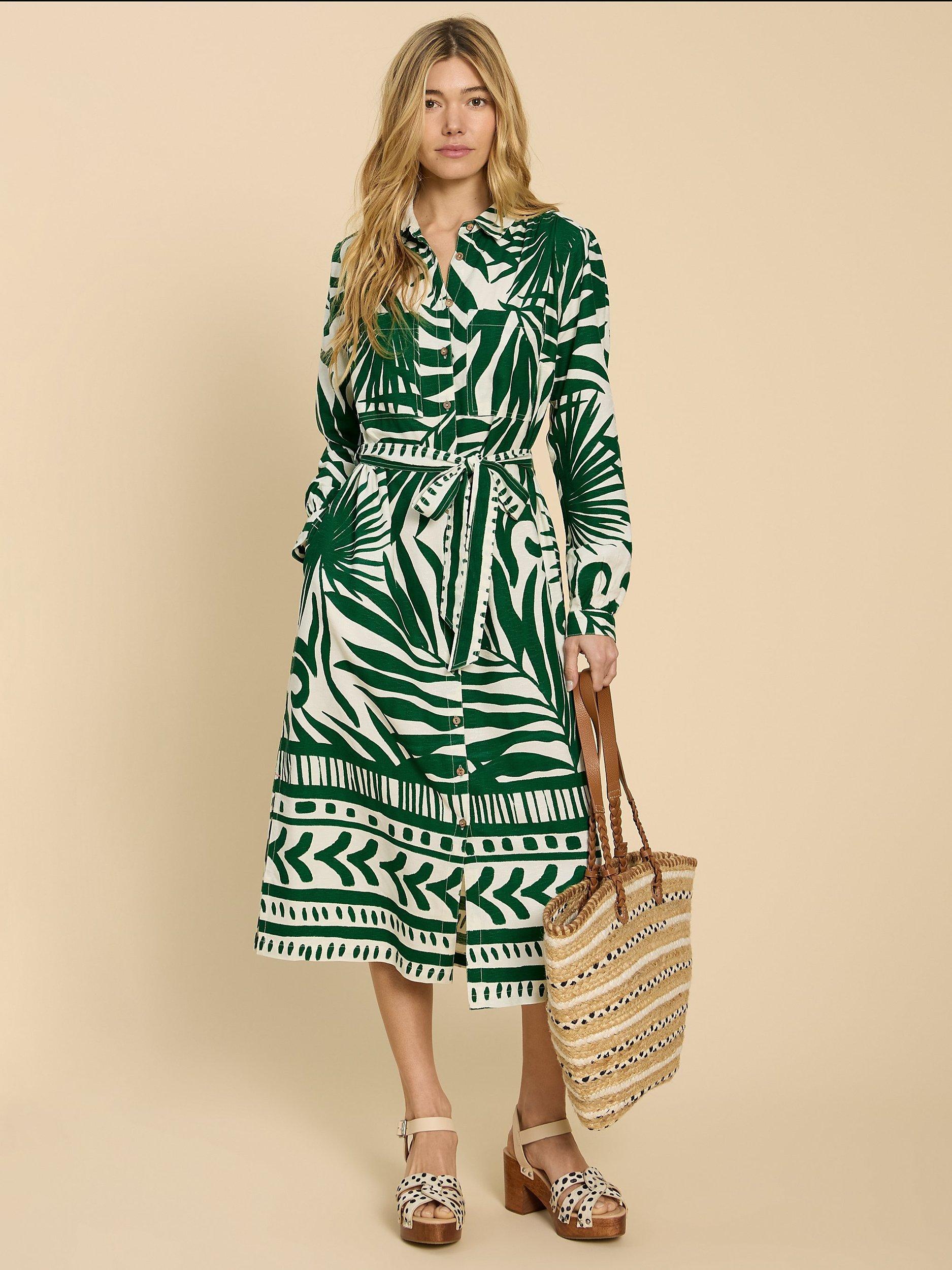 White stuff green dress discount