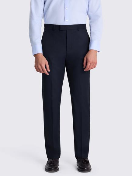Moss Tailored Fit Stretch Suit Trousers, Ink