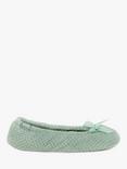 totes Terry Popcorn Ballet Slippers, Mint