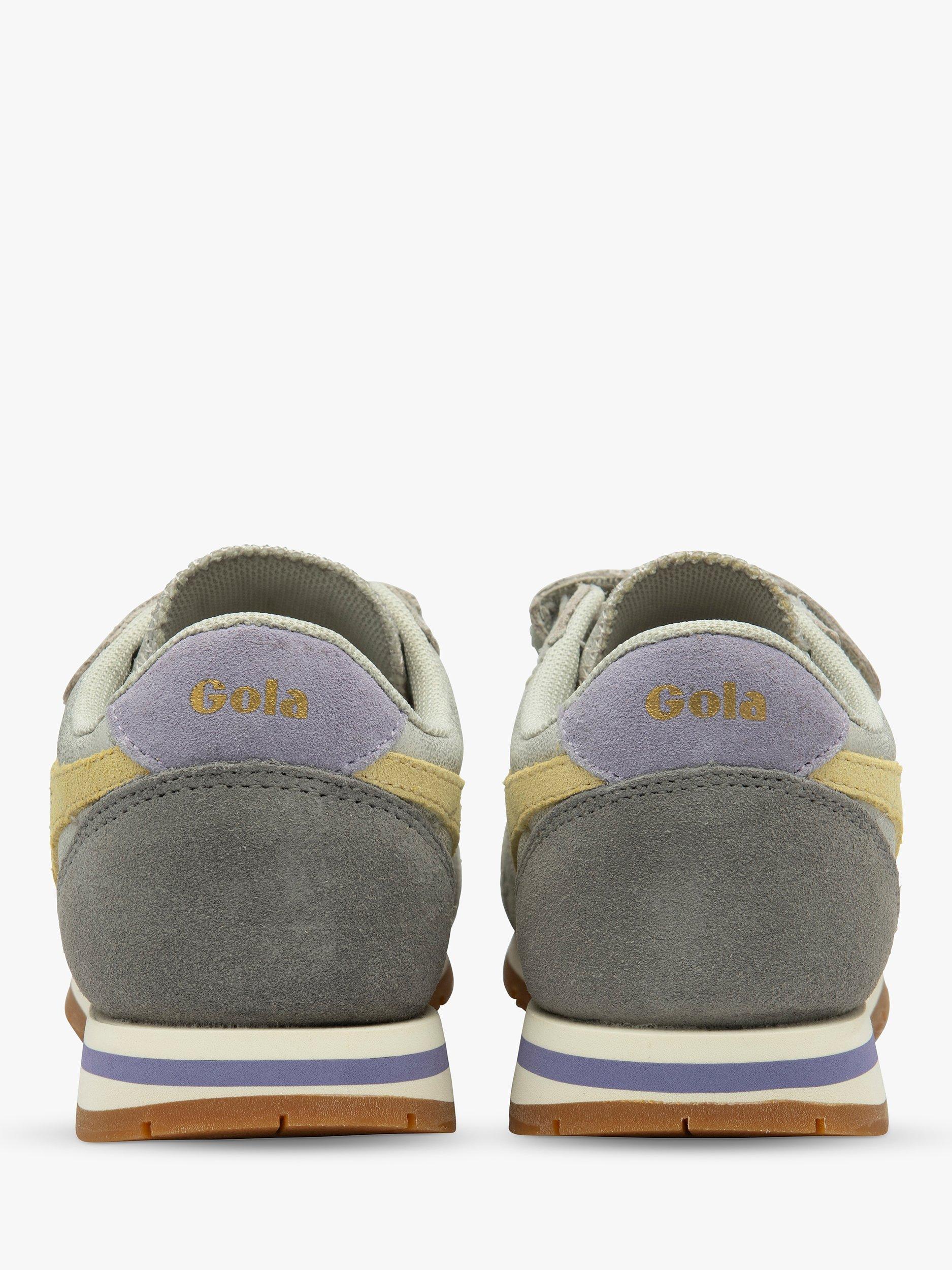 Product image 4 of 5, which shows Gola Kids' Classics Daytona Blaze Trainers, Silver/Melon, 1