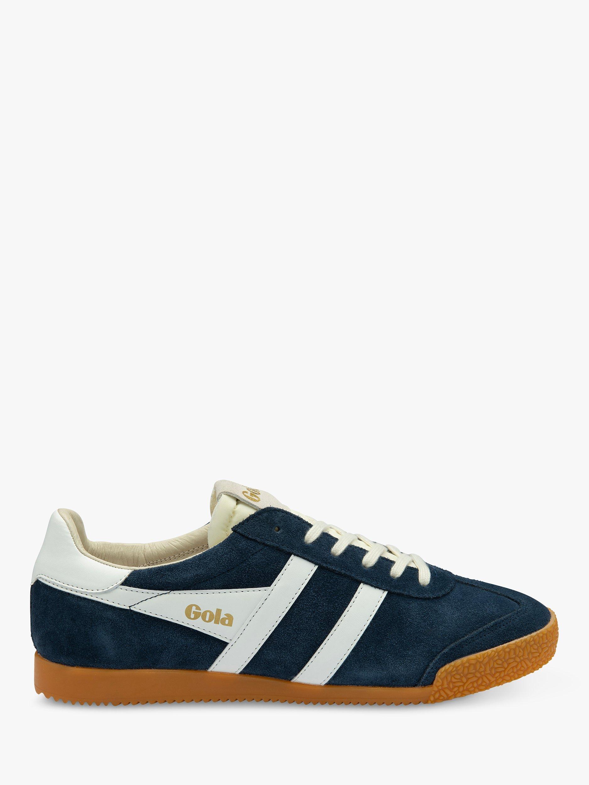Product image 1 of 5, which shows Gola Classic Elan Trainers, Navy/White, 7